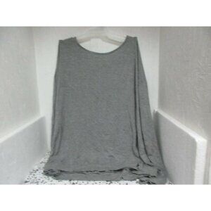 Adore Me  Women's Lyanna Long Sleeve P.J. Top Size 0X Heather Gray New!!